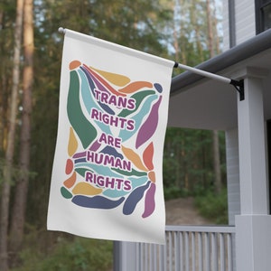 Trans Rights are Human Rights House Flag