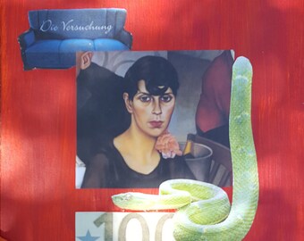 Collage "Temptation" Mixmedia