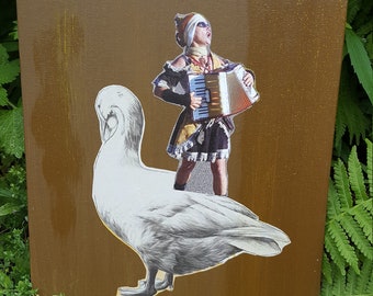 Collage "Wandering" Mixmedia