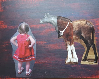 Collage "Hello" Mixmedia