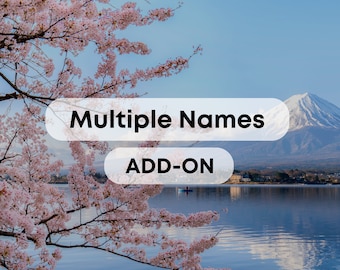 ADD-ON: Mehrere Namen