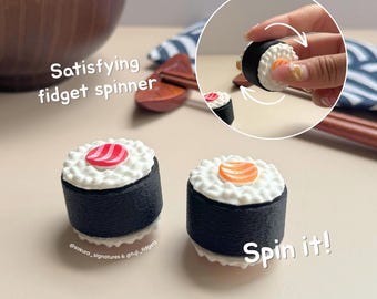 Sushi Fidget Spinner - Handgefertigtes Spielzeug, Japanisches Essen