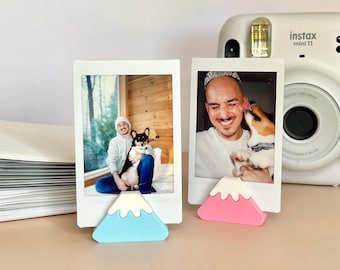 Mt.Fuji Photo Stand (Set of 2): Japanese Kawaii Polaroid Display