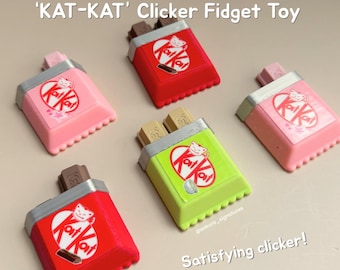 Chocolate Candy Clicker - Handgefertigtes, Satisfierendes Spielzeug, Japanisches Essen