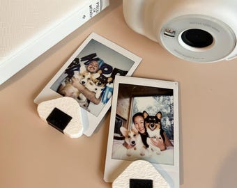 Onigiri Photo Stand (Set of 2): Kawaii Polaroid Display
