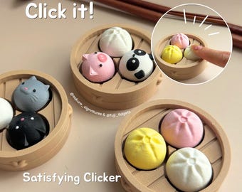 Triple Dumpling Clicker - Fidget Spielzeug Handarbeit