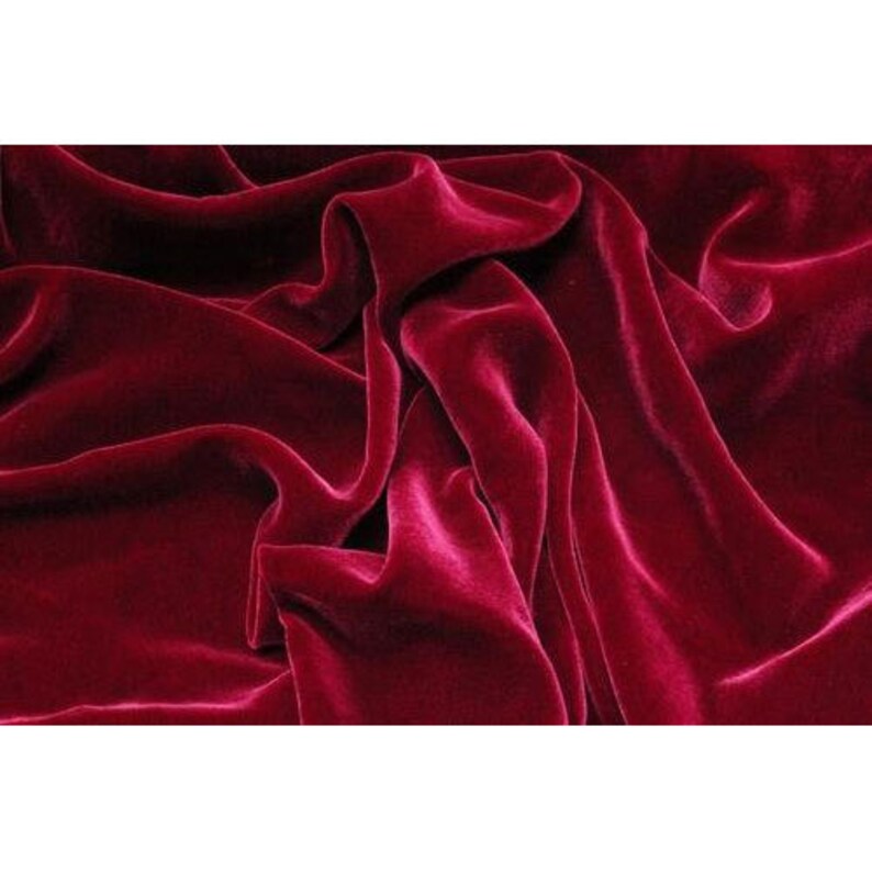 Velvet Fabric 45 Wide Light Weight High Quality Fabric Etsy