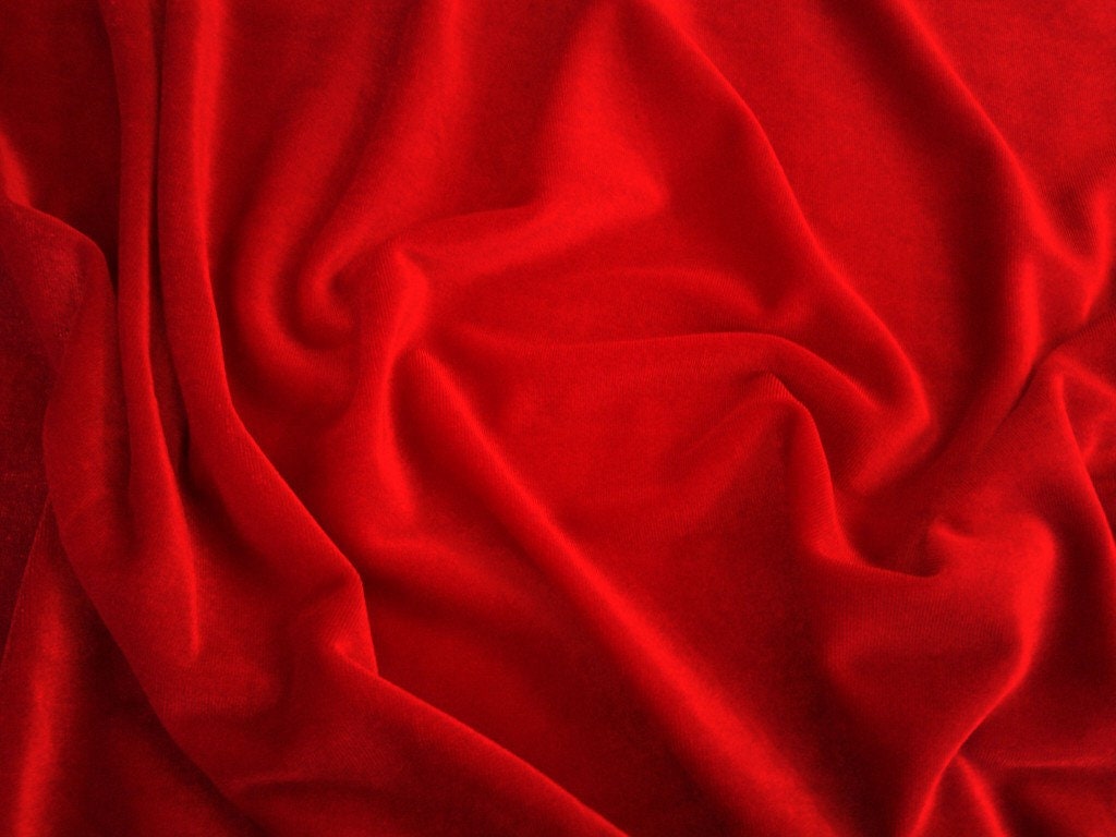 Tela de terciopelo rojo 45 ancho