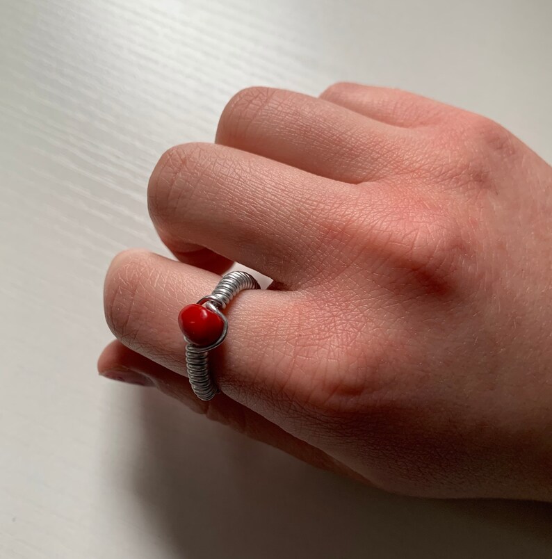 Gemstone Rings Thick Wire