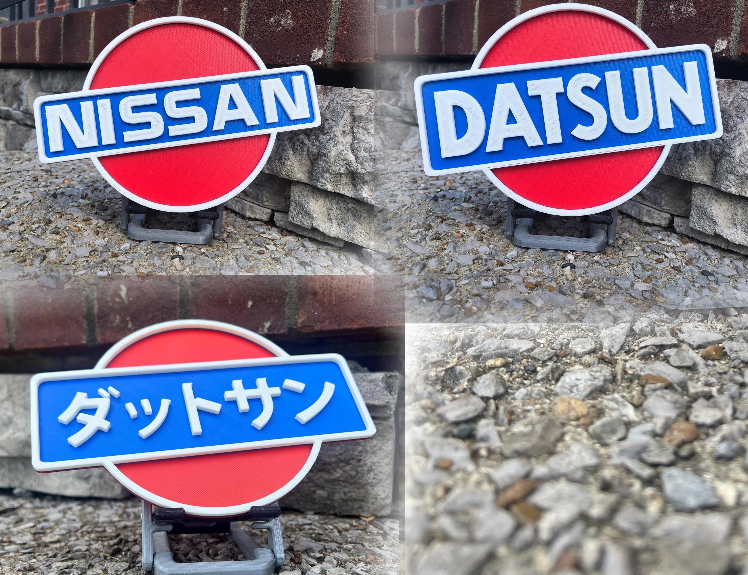 Nissan, Datsun and Datsun Kanji Vintage 3dprint - Etsy