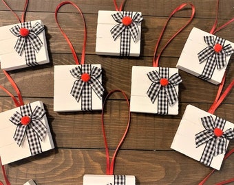Christmas Ornaments Wooden Christmas Ornaments Farmhouse Ornaments