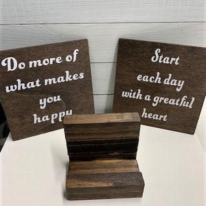 Signs Table top signs inspirational signs small signs small space sign wooden signs small