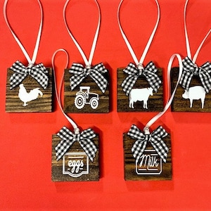 Christmas Ornaments Farmhouse Christmas Farmhouse Ornaments