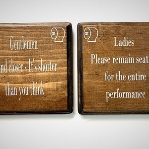 Bathroom sign funny bathroom sign funny sign men and women bathroom