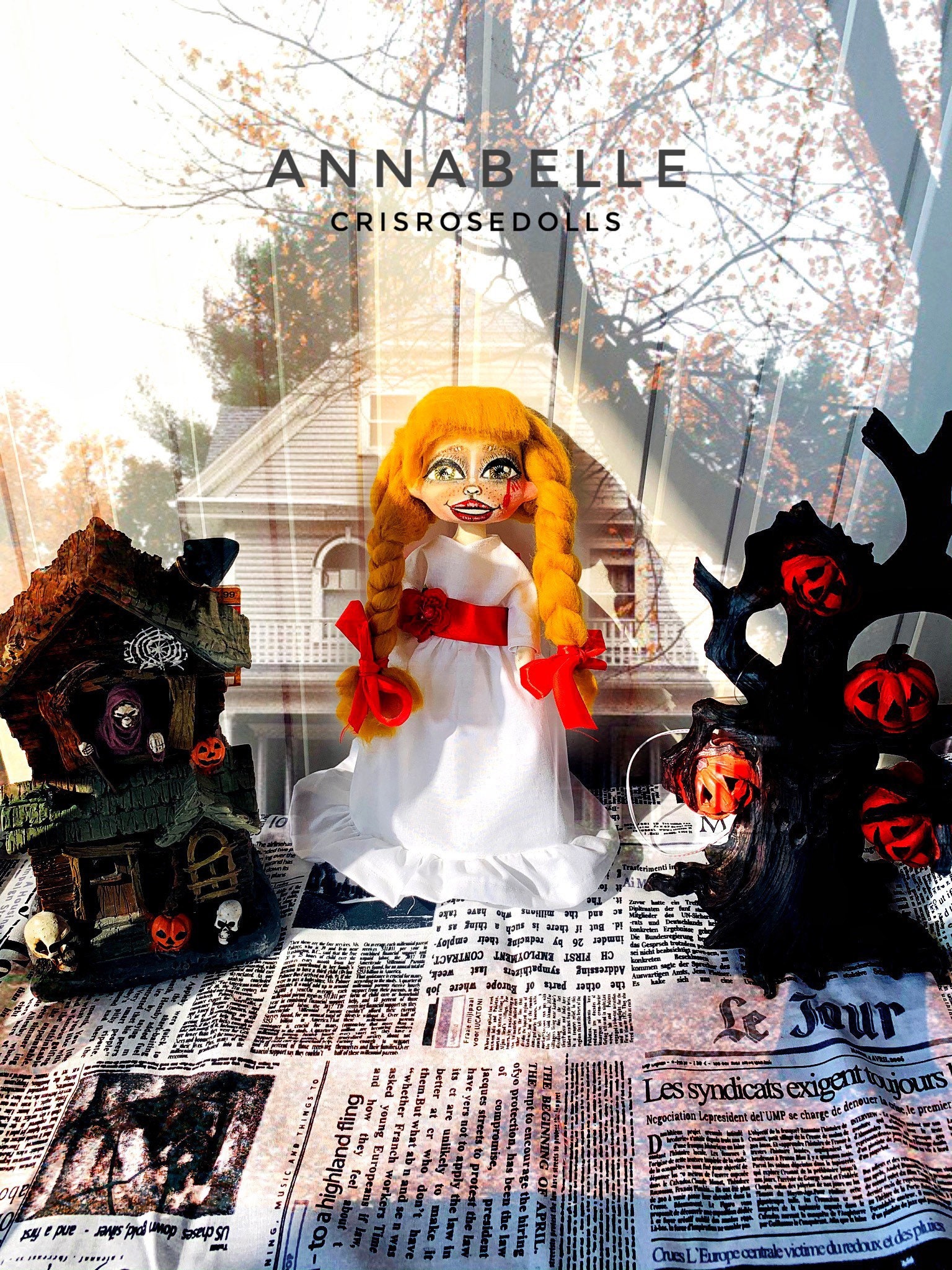 Annabelle doll for halloween cheap