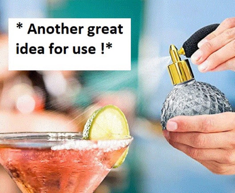 Quality Sky Blue Perfume Atomizer W/ Golden Trim Never Been Etsy