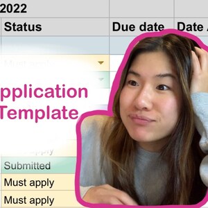 Internship & Job Application Tracking Template
