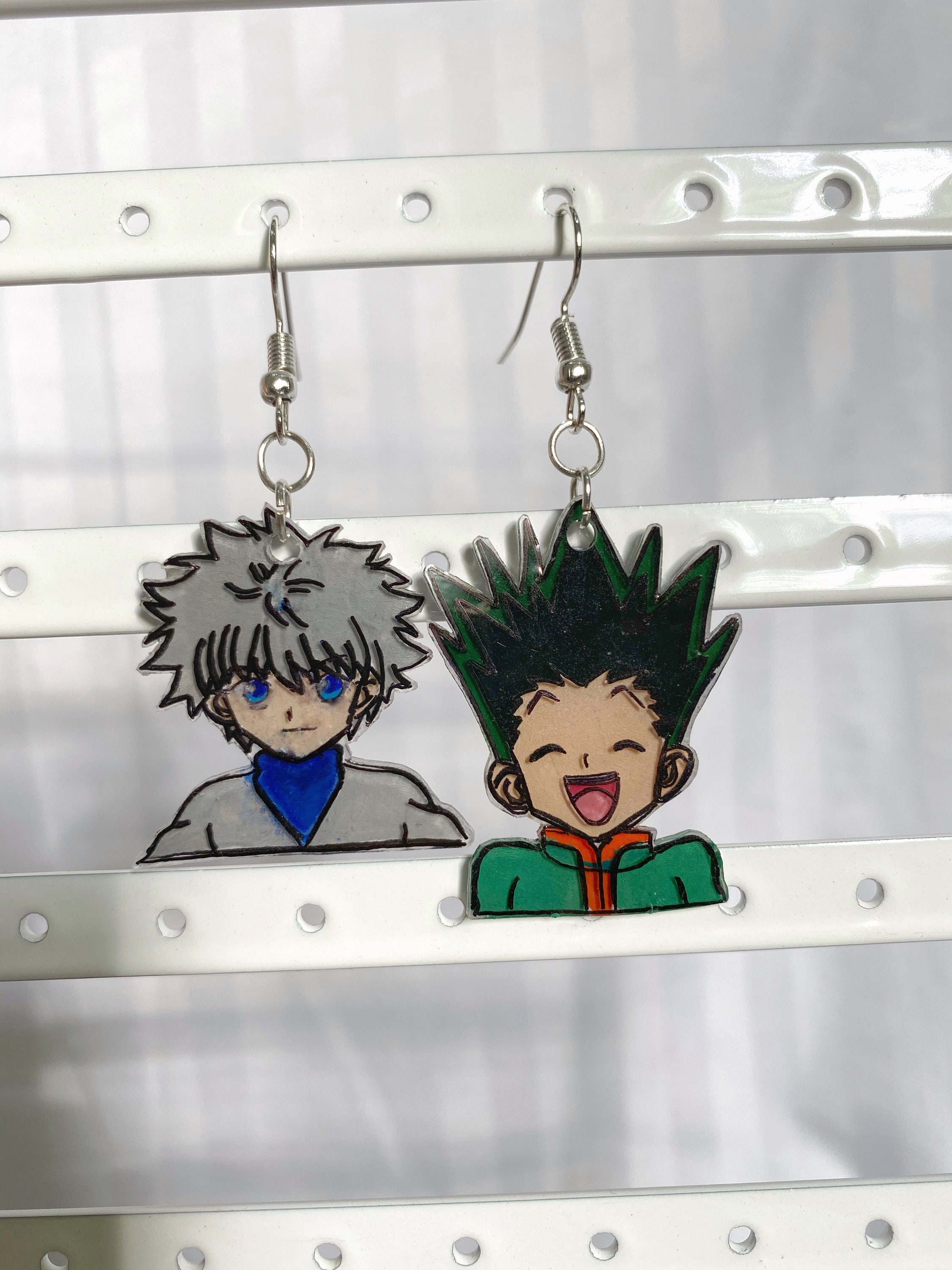 Hunter x Hunter Gon and Killua Earrings Etsy