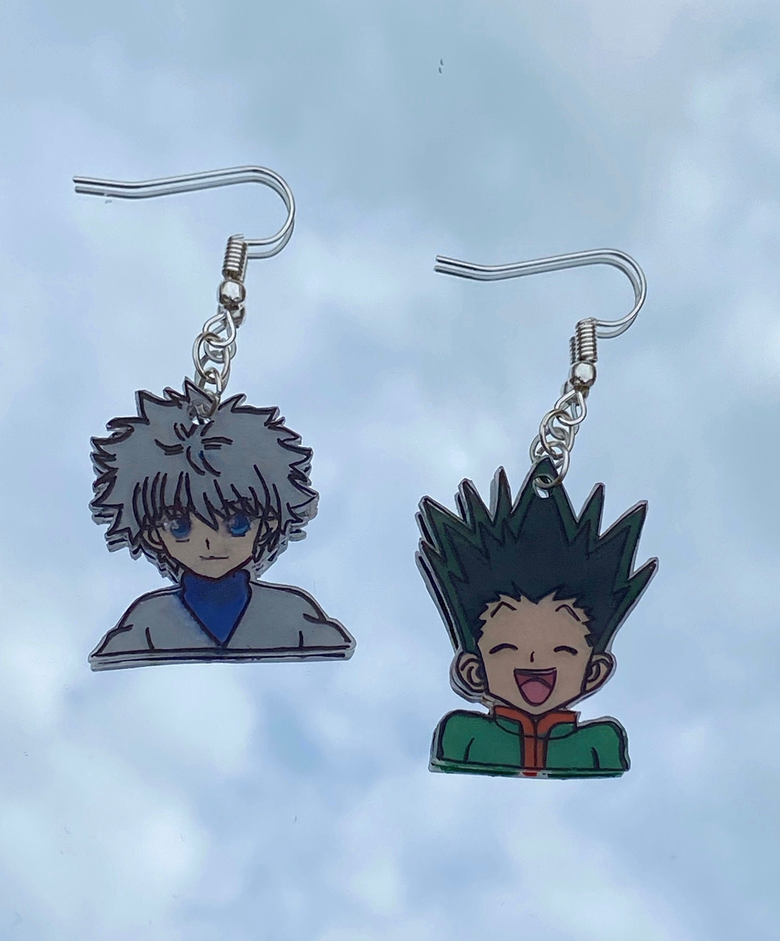 Hunter x Hunter Gon and Killua Earrings Etsy