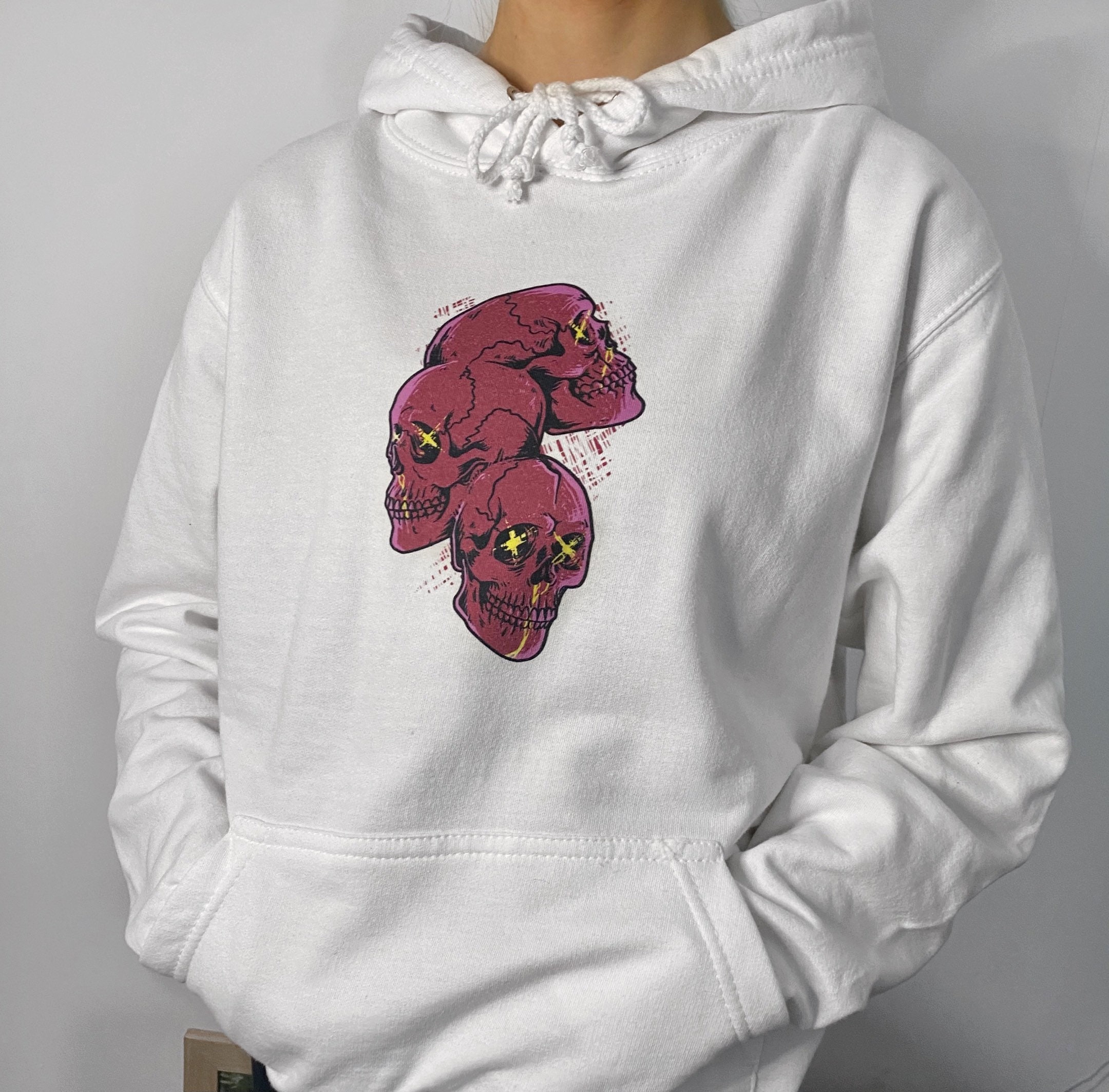 twin cranium hoodie