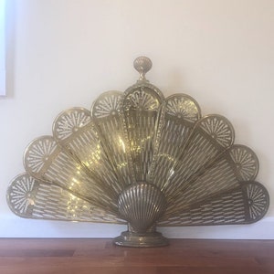 Vintage Messing Kaminsieb Pfau Muschel Muschel | Etsy