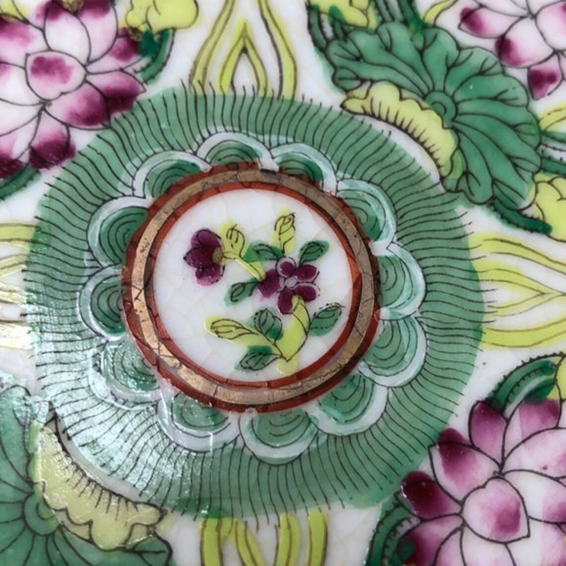Vintage ACF Hong Kong porcelain trinket dish Etsy