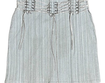 Lace up Skirt - Etsy