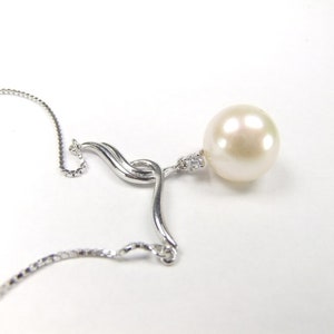 Necklace silver 925 & freshwater pearl natural