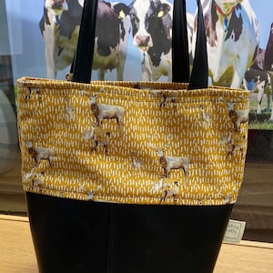 Handmade bag reclaimed fabric *Yes Deer it’s another bag* unique