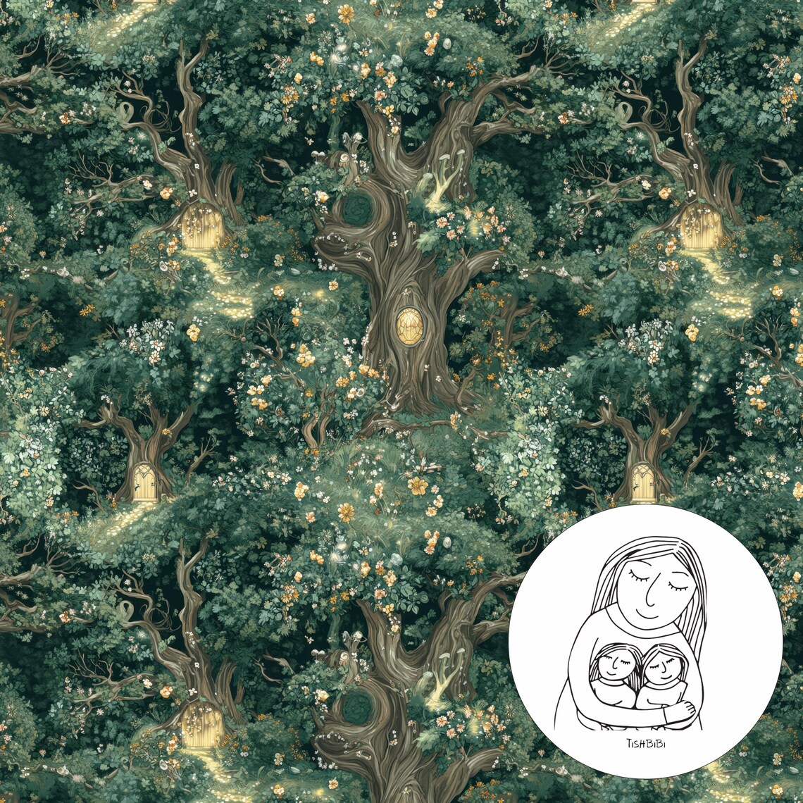Fairy Forest Shower Curtain NCU0DDK2382