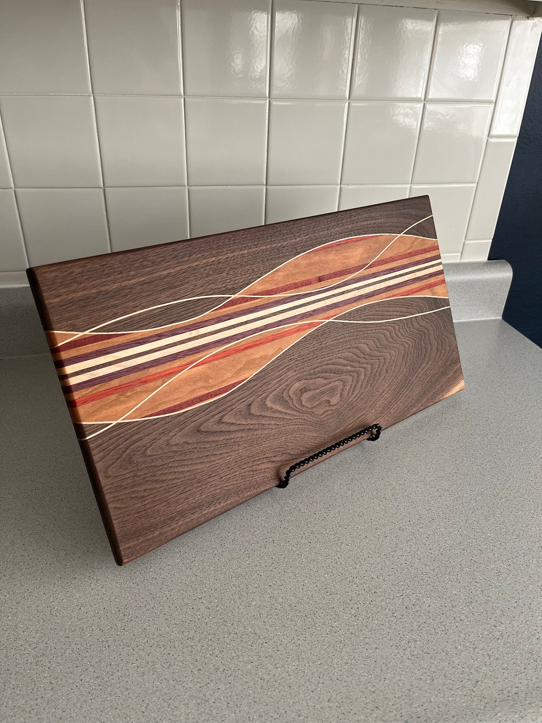 Weave Cutting Board / Walnut Cutting Board / Woven Cutting Board Etsy