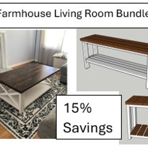 Farmhouse Style DIY Plans / Instant Download DIY Plans / Farmhouse Plan Bundle