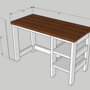 DIY Desk Construction Plans