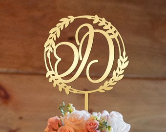 wedding cake topper, Mr and Mrs Wedding Cake Topper, Gold Cake Topper wedding, Custom Cake topper, Rustic Wedding Cake Topper D cake topper