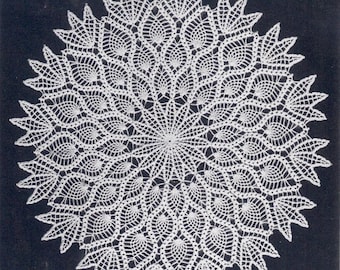 Vintage Pineapple Doily Pattern: Digital File