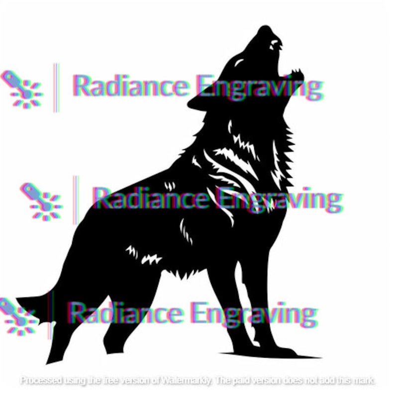 40 Premium Wolf Laser Engraving Templates Highresolution PNG Etsy