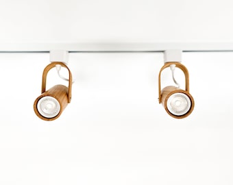 Tracking ceiling wooden spot light