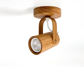 Сeiling light, wooden lighting for living room, handmade pendant lamp