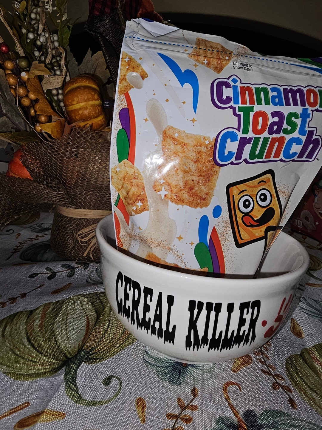 Personalized Cereal Bowl, Cereal Killer Bowl, Cereal Lover Gift