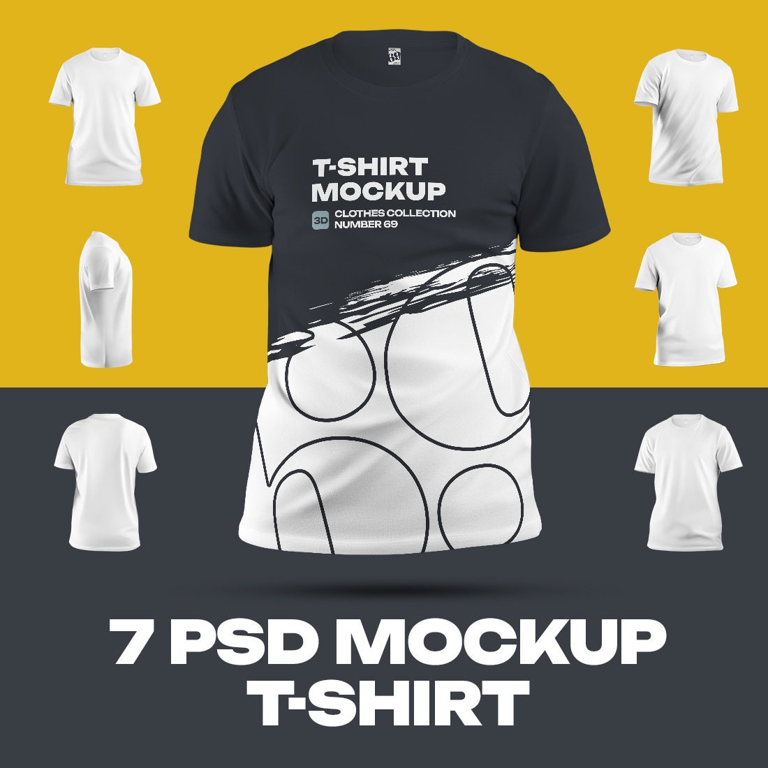 Psd Vector T Shirt Mockup T Shirt Mockup Templates