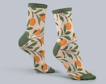 Cushioned Crew Sock Mockup Dress Socks With Heel Mockup High-Resolution Ghosted PSD Set Editable Color Smart Mock-up any Background