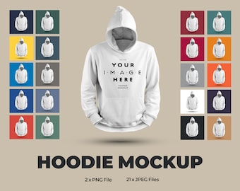 Maqueta de sudadera con capucha blanca Estilo 3D Maqueta de sudadera con capucha blanca Estilo de vida con capucha, Paquete de maqueta simple, Descarga digital PNG\JPEG