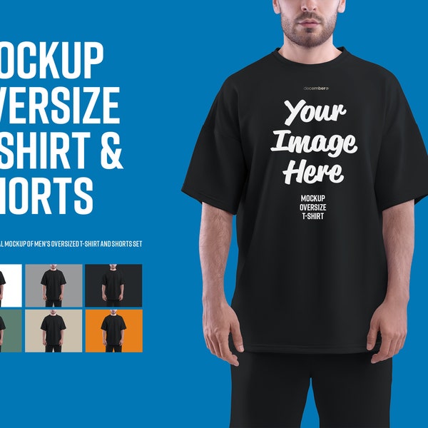 Comfort oversized tshirt mockup bundle, Studio mockup, High-quality clothing mockup, Oversized t shirt mockup, Comfort colors mockup