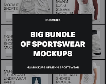 Activewear Mockup Bundle PSD
