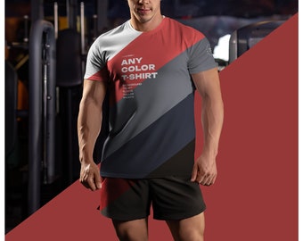 Smart Mockup Gym Man Shirt PSD