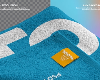 Maquetas de toallas PSD