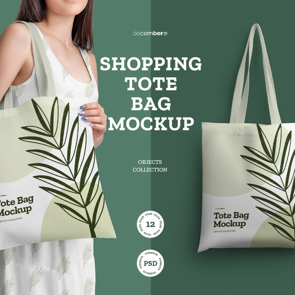 Tote Bag Mockup PSD-AOP Tote Bag Mock up Bundle-Dress Mockups-High Quality Editable Tote Mock up