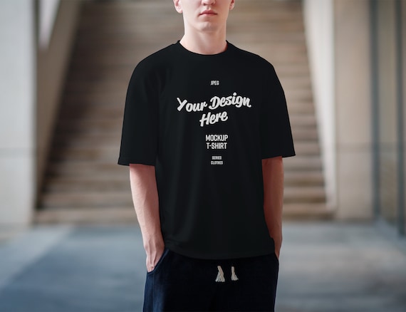 Mens clearance black tshirt