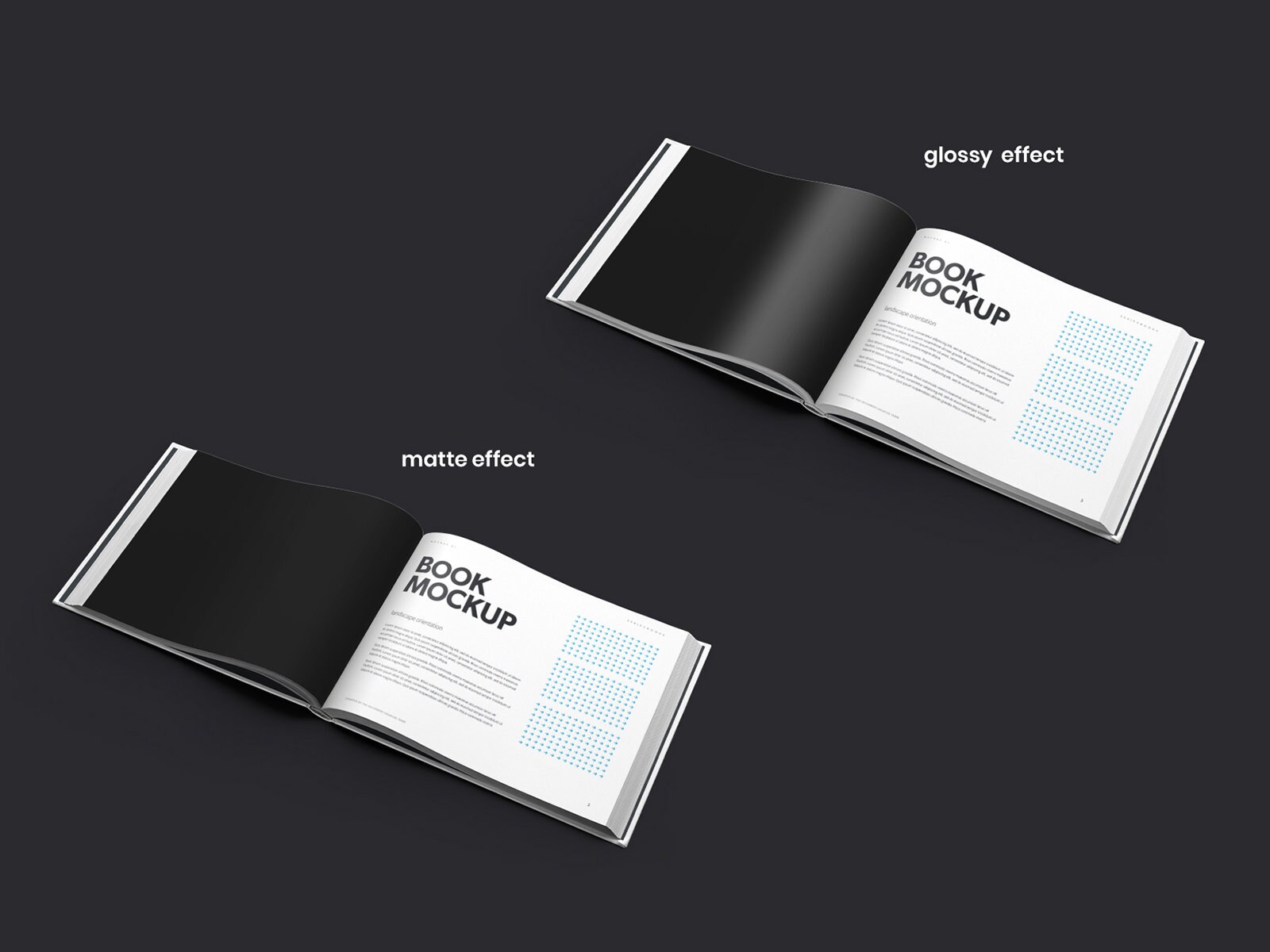 Book Mockups PSD Book Cover Mockup Open and Closed Book Mockup Hard ...