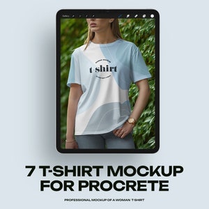 Mockups Womens Tshirts  for Procreate